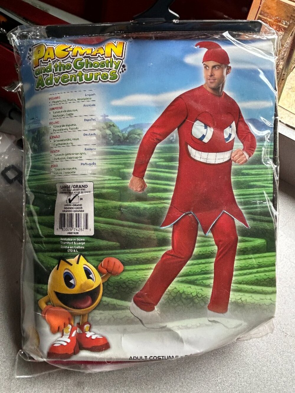Men’s Pac-Man Blinky Costumes – New
